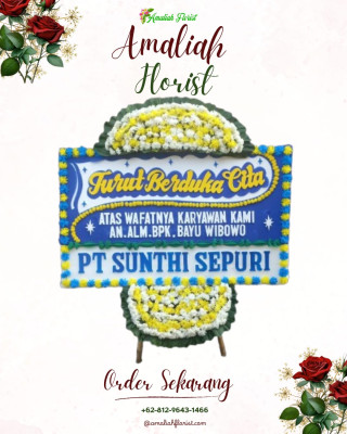 Papan Bunga Duka di Sindang Sari