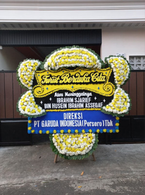 Papan Bunga Duka di Sindang Sari