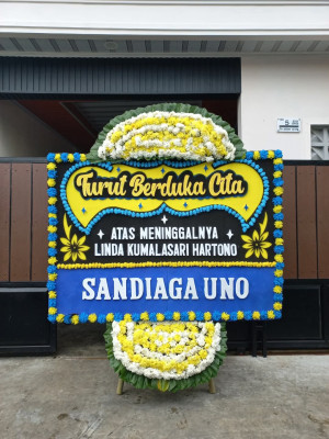 Papan Bunga Duka di Sindang Sari